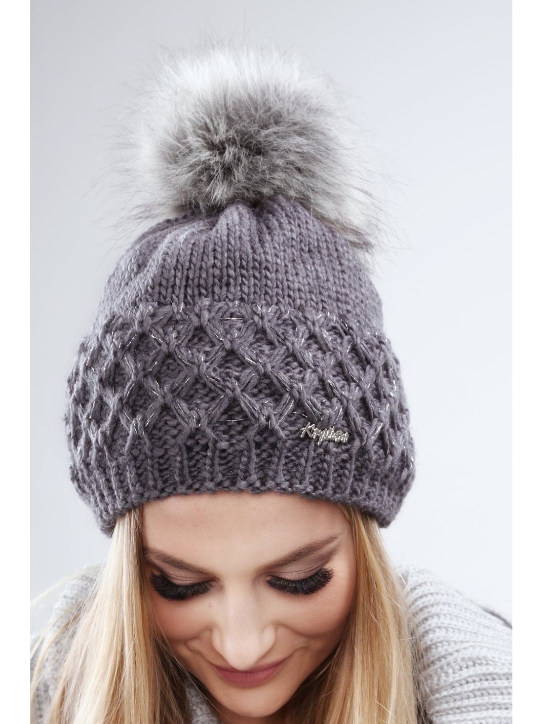 Graphite winter hat C14 - Online store - Boutique